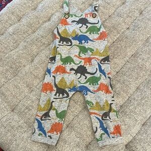 Mud pie dinosaur overalls size 9-12 mths